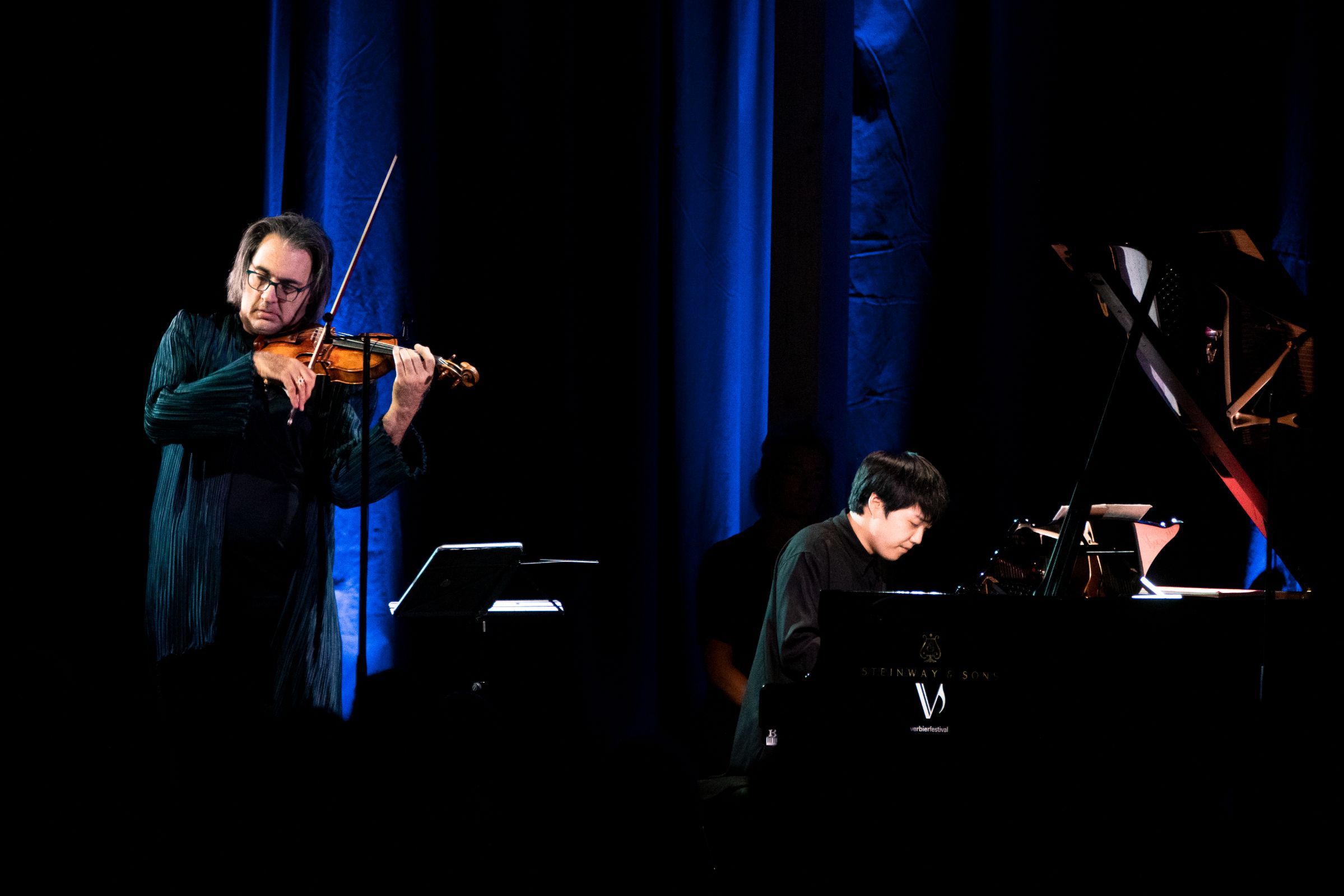 Leonidas Kavakos et Mao Fujita au Verbier Festival &copy; Verbier Festival / Nicolas Brodard