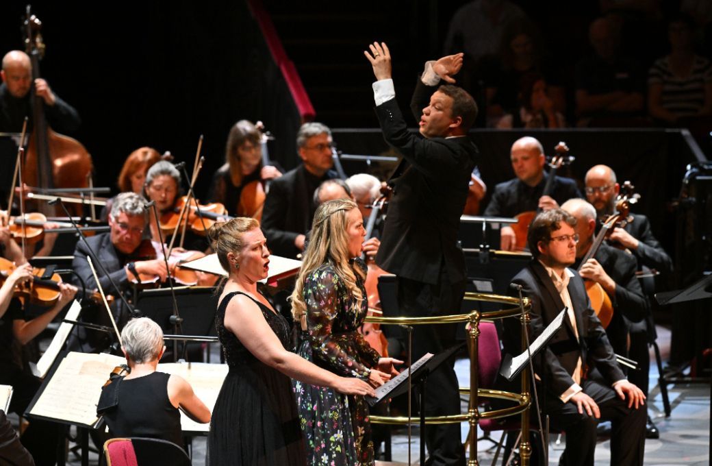 Paula Murrihy, Mari Eriksmoen, Ryan Bancroft and Szymon Mechliński &copy; BBC | Mark Allan