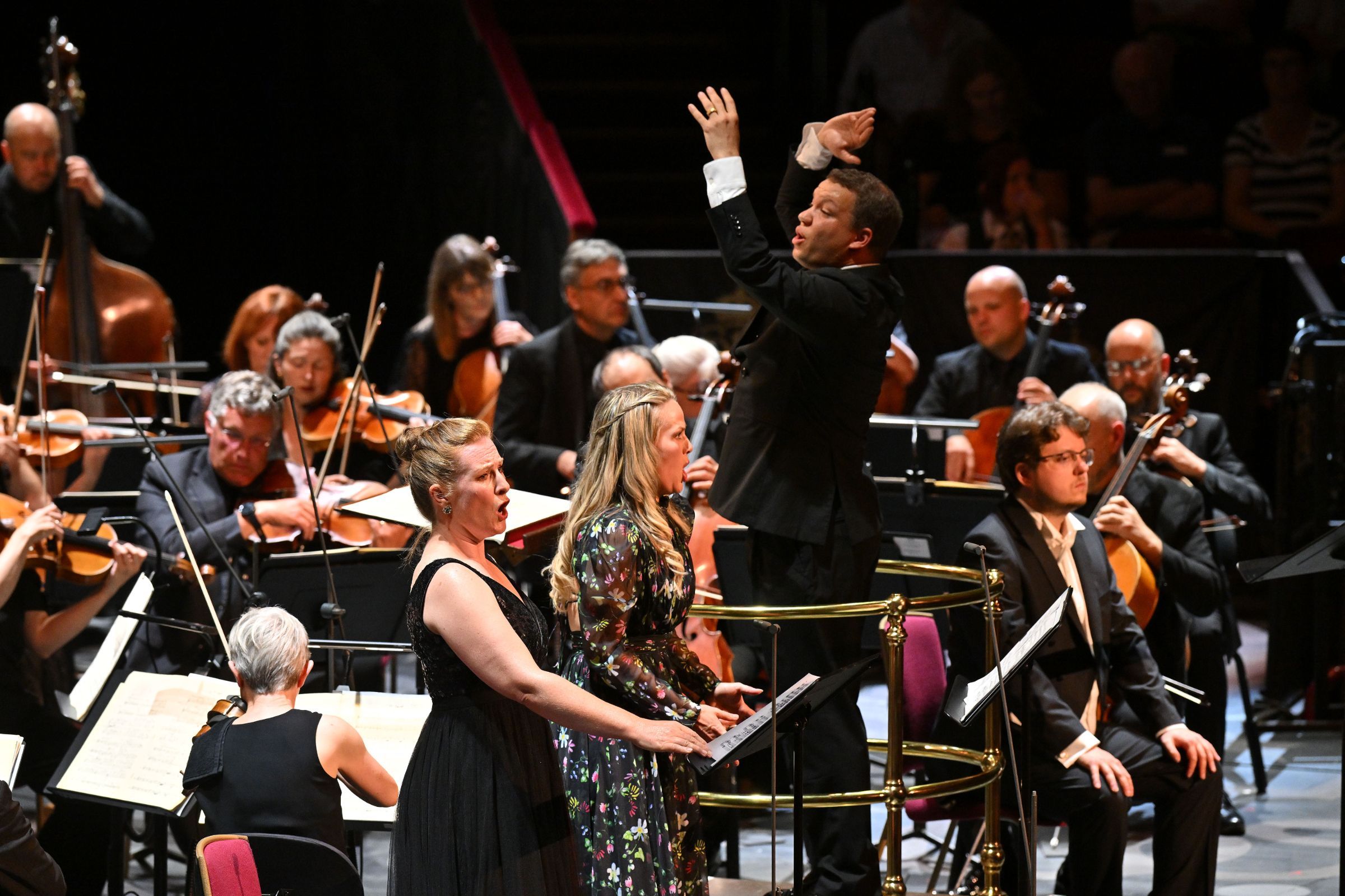 Paula Murrihy, Mari Eriksmoen, Ryan Bancroft and Szymon Mechliński &copy; BBC | Mark Allan
