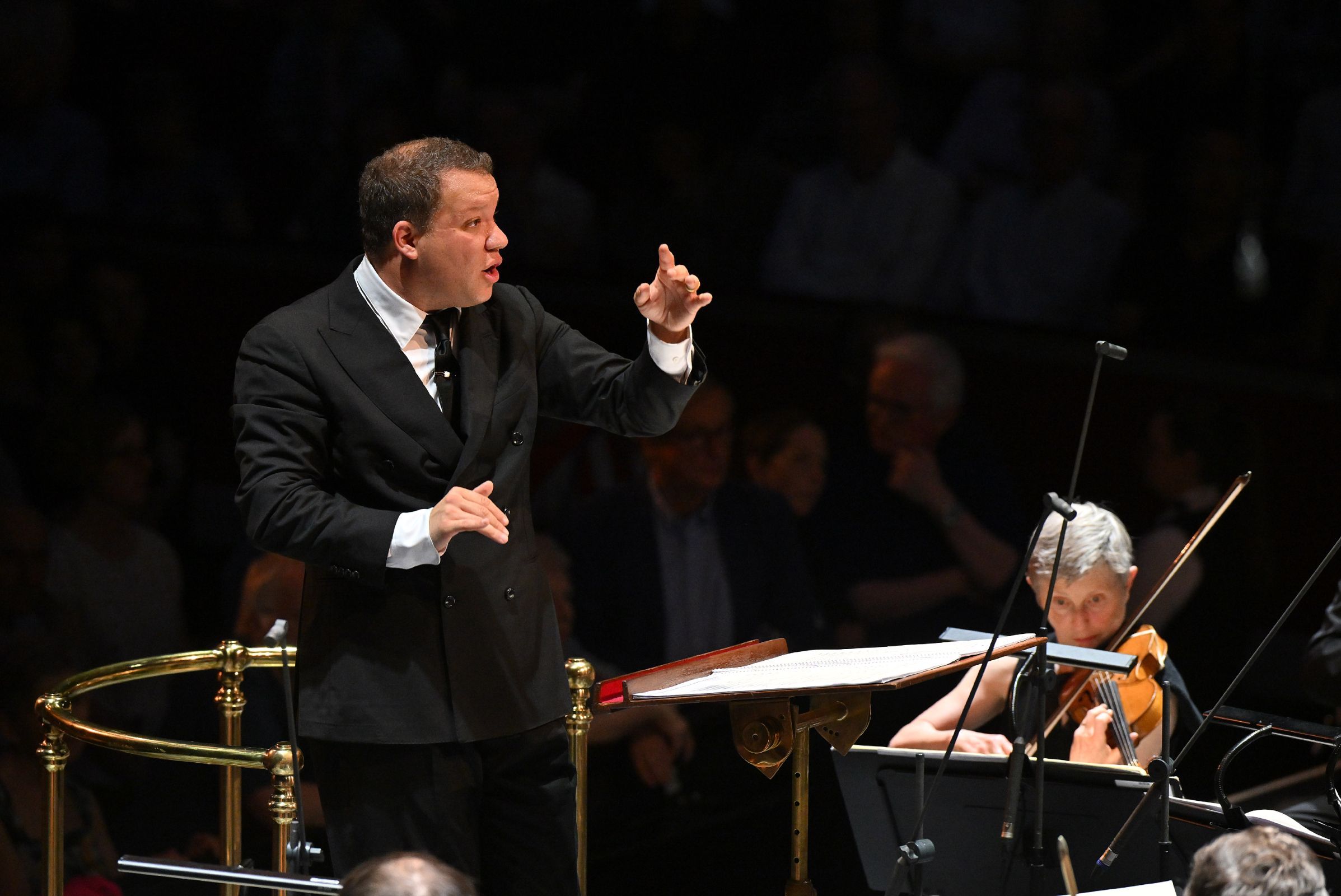 Ryan Bancroft conducts the BBC National Orchestra of Wales &copy; BBC | Mark Allan