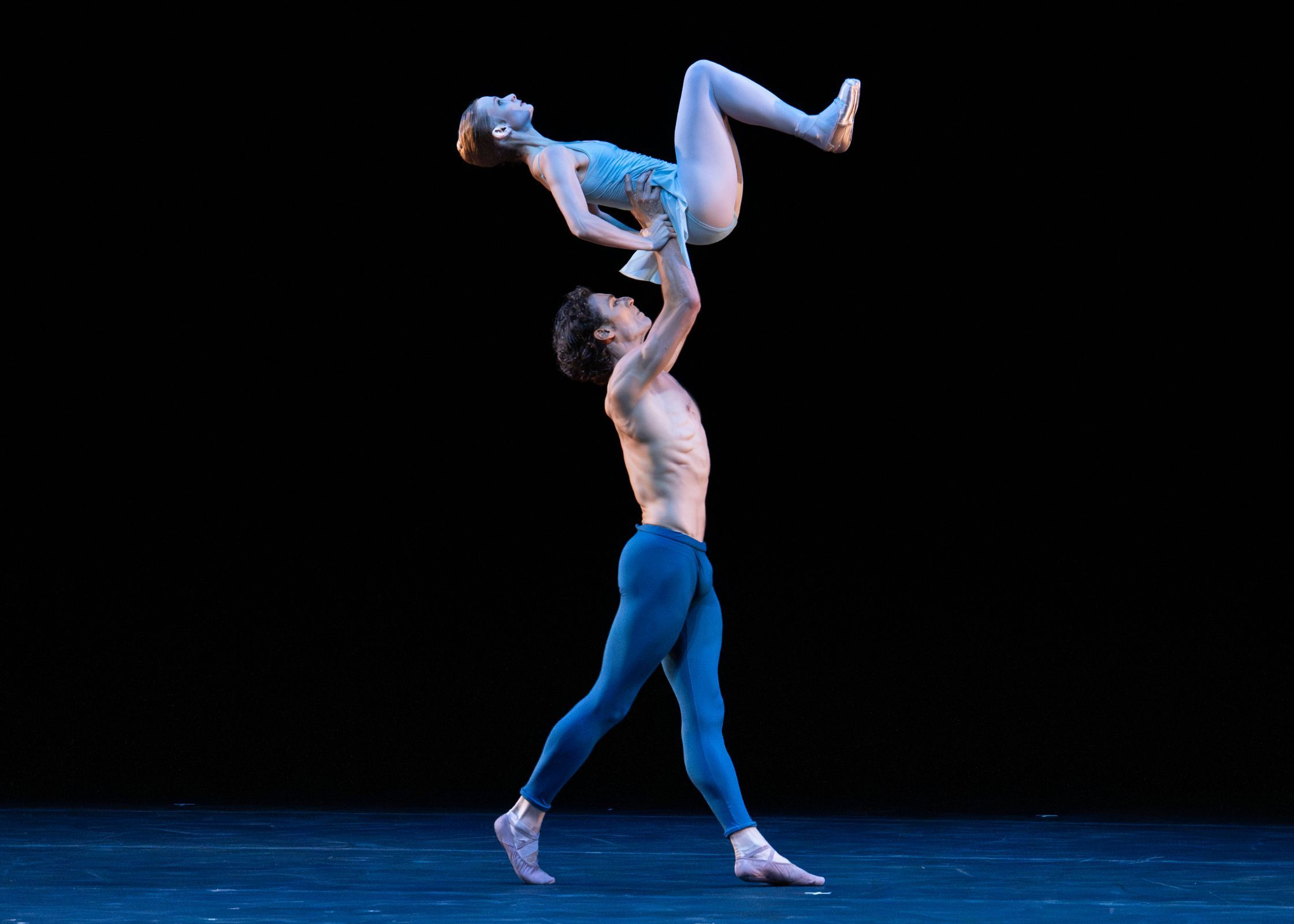 Léonore Baulac and Hugo Marchand in Hans van Manen’s <i>Trois Gnossiennes</i> &copy; Steven Pisano