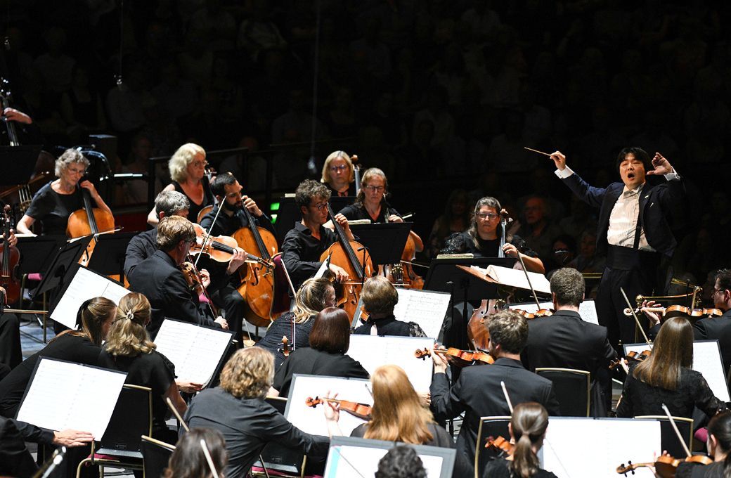 Kazuki Yamada conducts the City of Birmingham Symphony Orchestra &copy; BBC | Chris Christodoulou