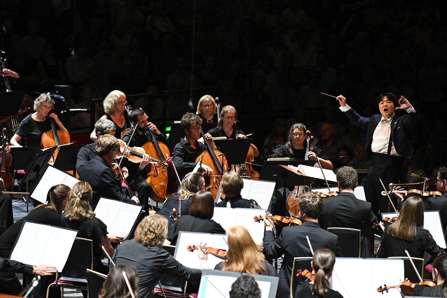 Kazuki Yamada conducts the City of Birmingham Symphony Orchestra &copy; BBC | Chris Christodoulou