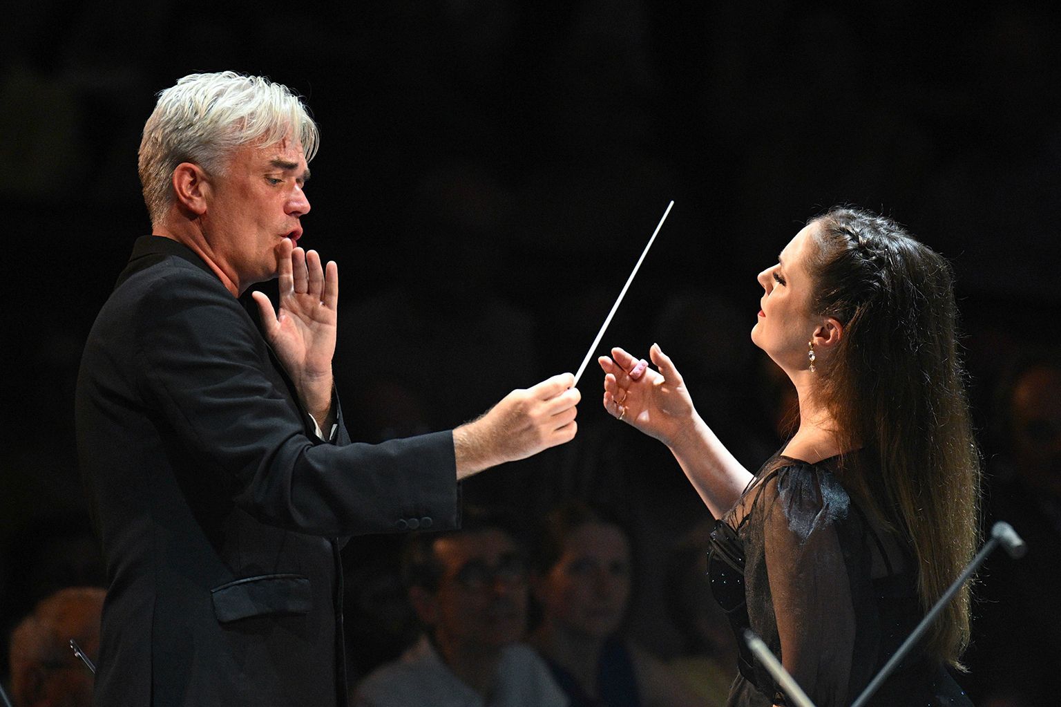 Edward Gardner and Louise Alder © BBC | Chris Christodoulou