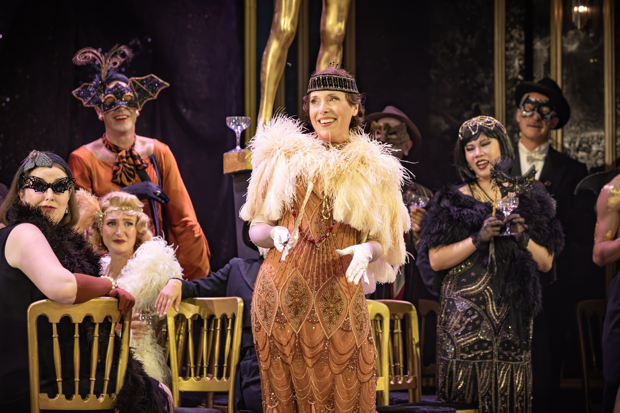 Rebecca Bottone (Adele) and ensemble &copy; Craig Fuller