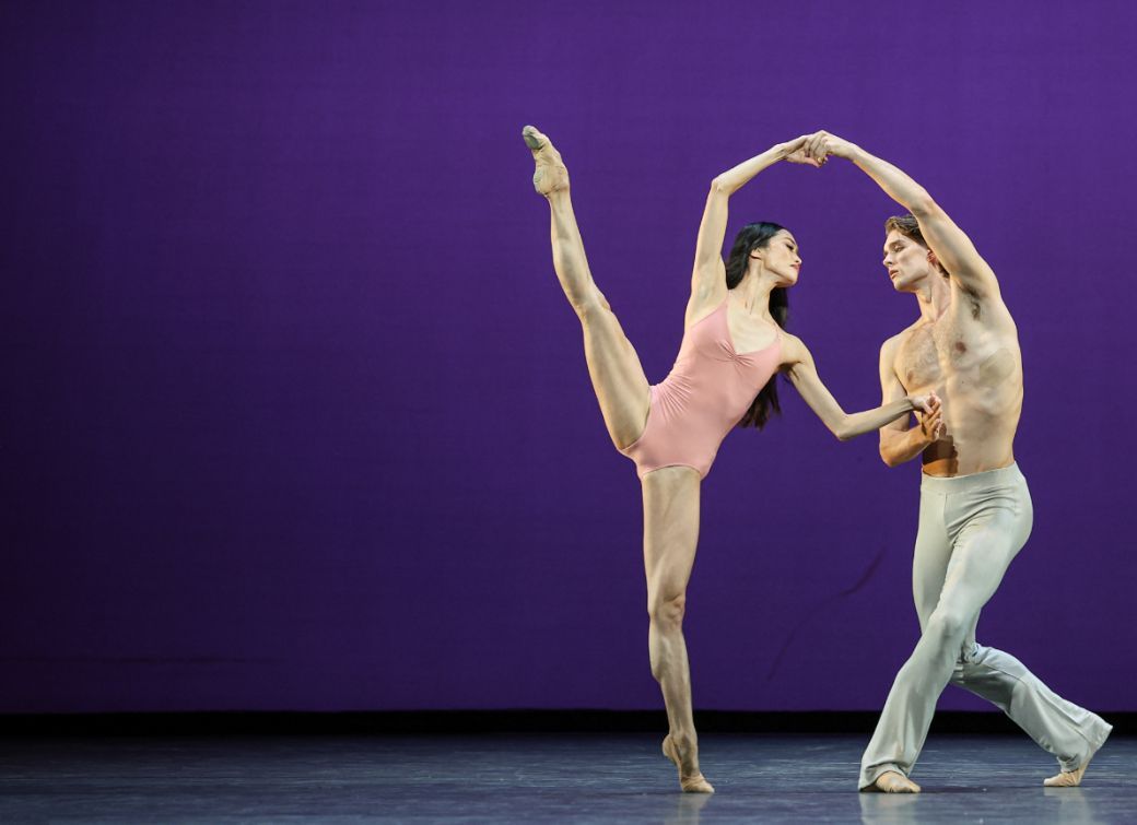 Fumi Kaneko and Lukas B. Br&aelig;ndsr&oslash;d in Christopher Wheeldon&rsquo;s <i>After the Rain</i> &copy; 2026 Maria-Helena Buckley