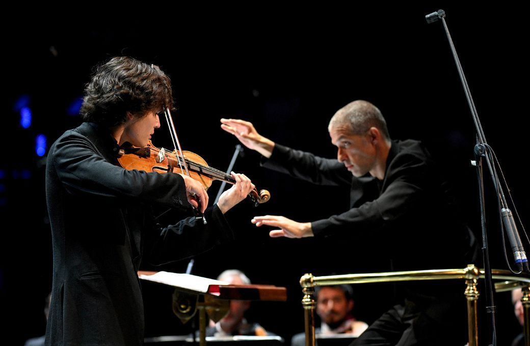 Daniel Lozakovich and Omer Meir Wellber &copy; BBC | Chris Christodoulou