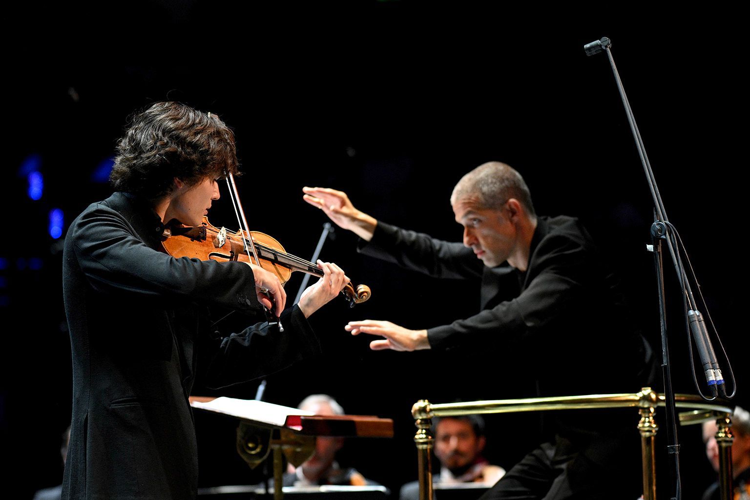 Daniel Lozakovich and Omer Meir Wellber &copy; BBC | Chris Christodoulou