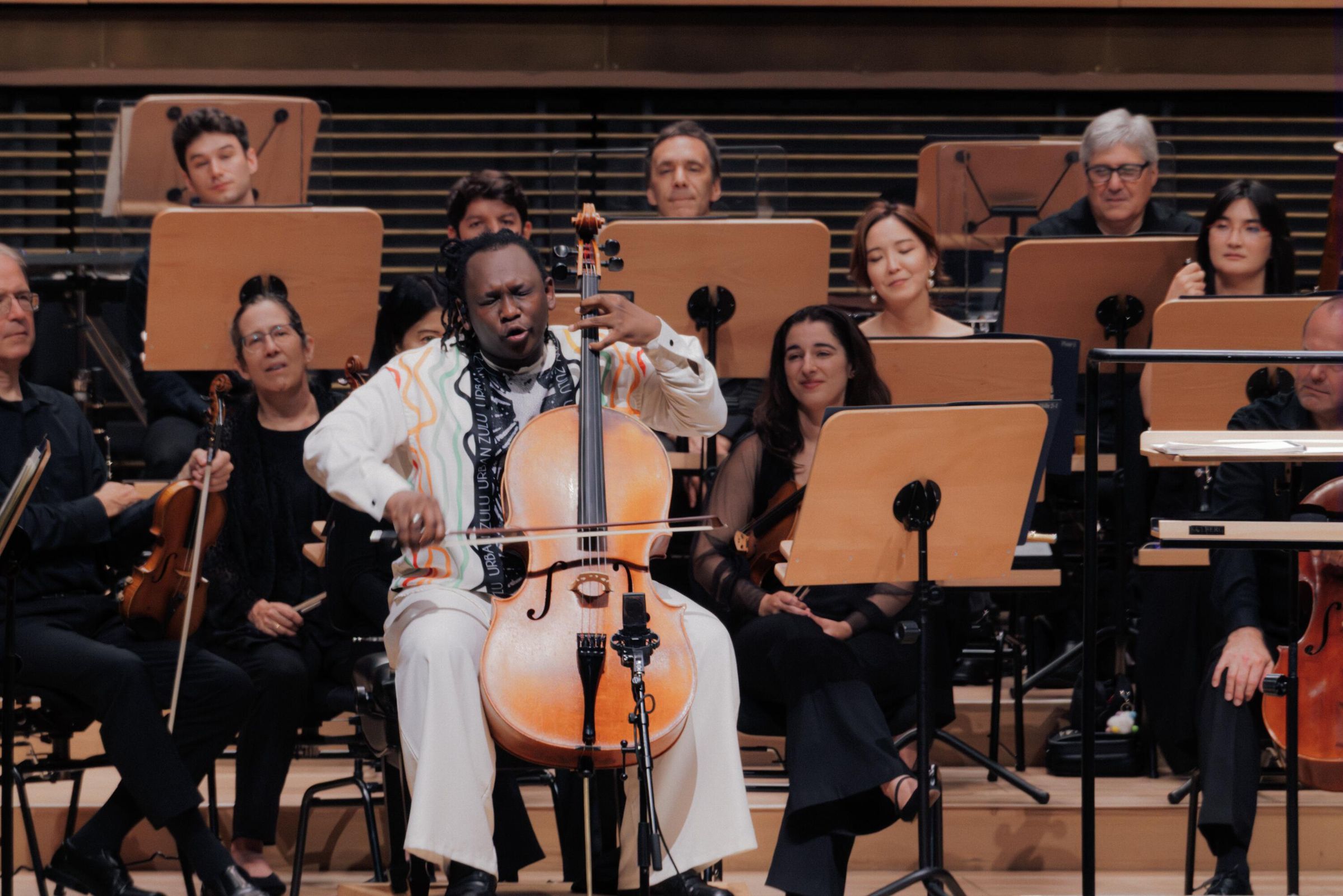 Abel Selaocoe and the Summer for the City Festival Orchestra of Lincoln Center © Lawrence Sumulong | Lincoln Center