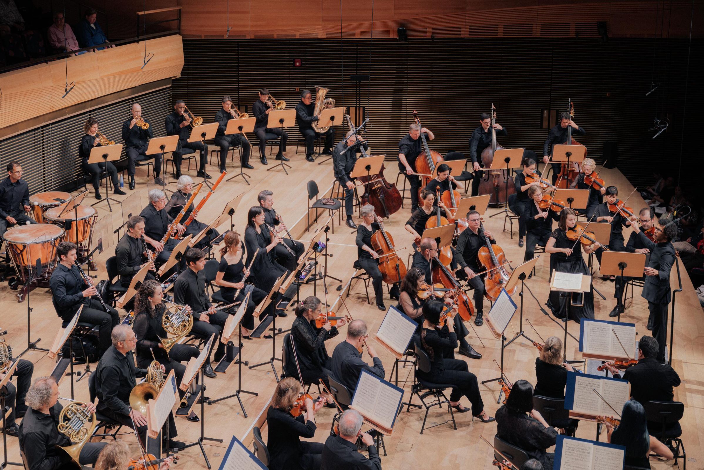 Jonathon Heyward conducts the Summer for the City Festival Orchestra of Lincoln Center © Lawrence Sumulong | Lincoln Center