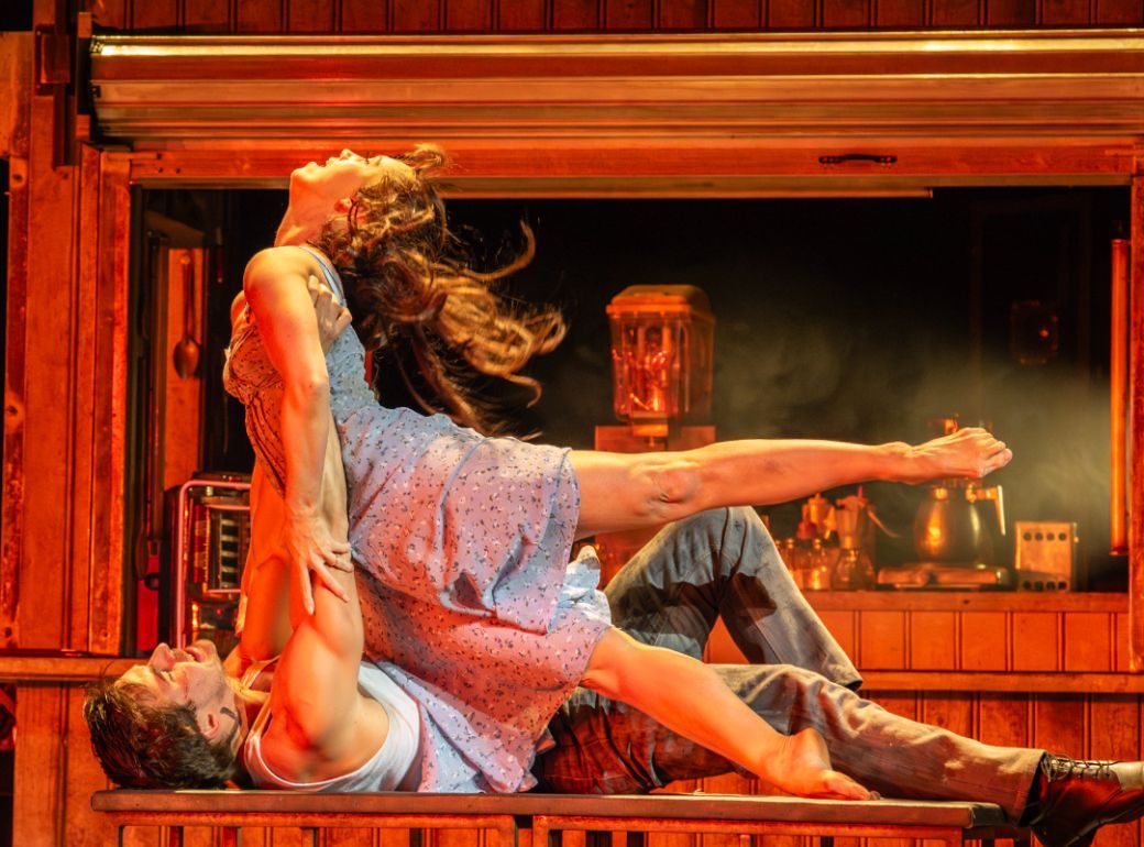 Ashley Shaw as Lana and Harrison Dowzell as Luca in Matthew Bourne’s <i>The Car Man</i> © Johan Persson