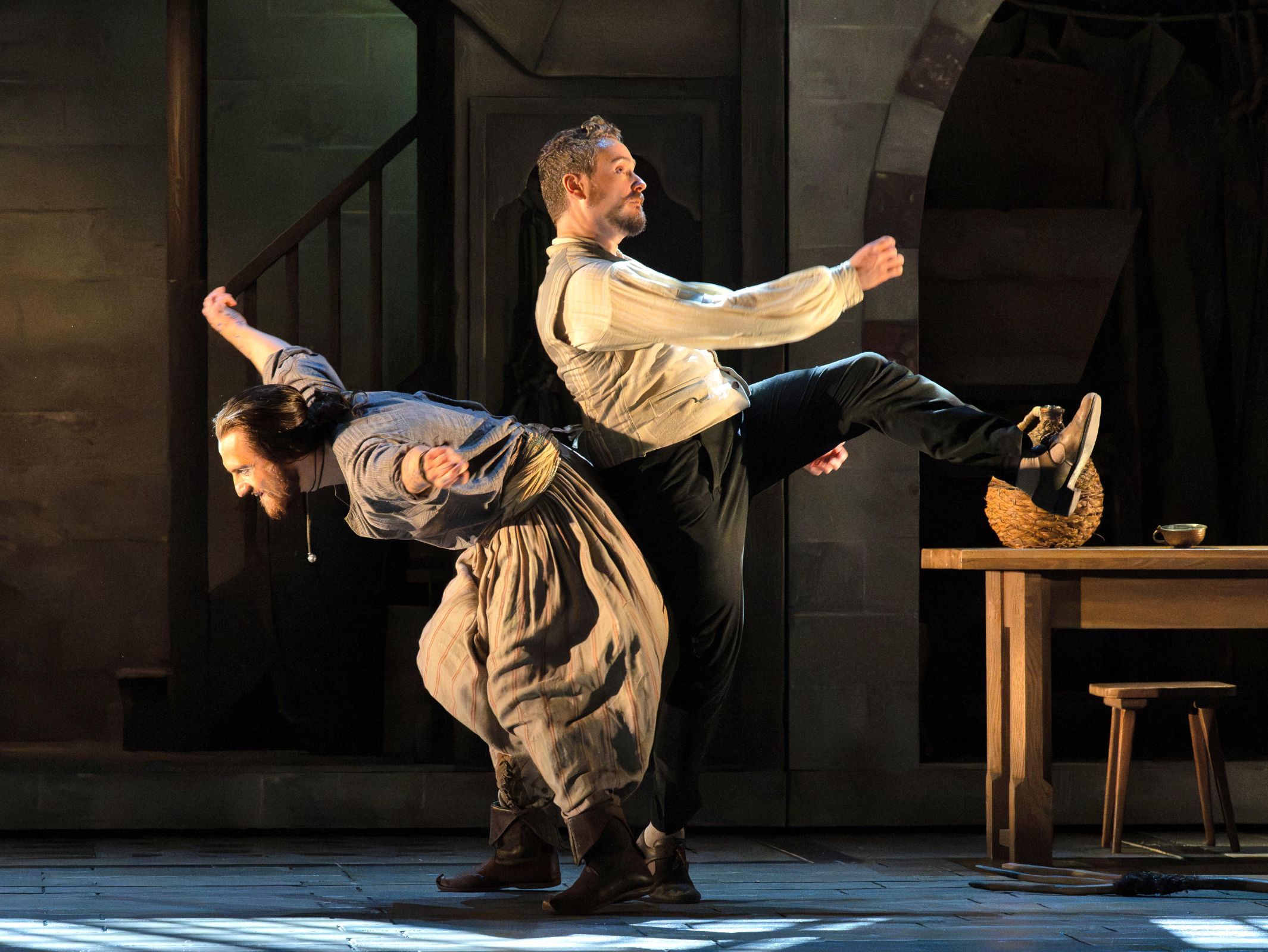 Michael Mofidian (Osmin) and Thomas Cilluffo (Pedrillo) © Glyndebourne Productions Ltd. Photo: Bill Knight