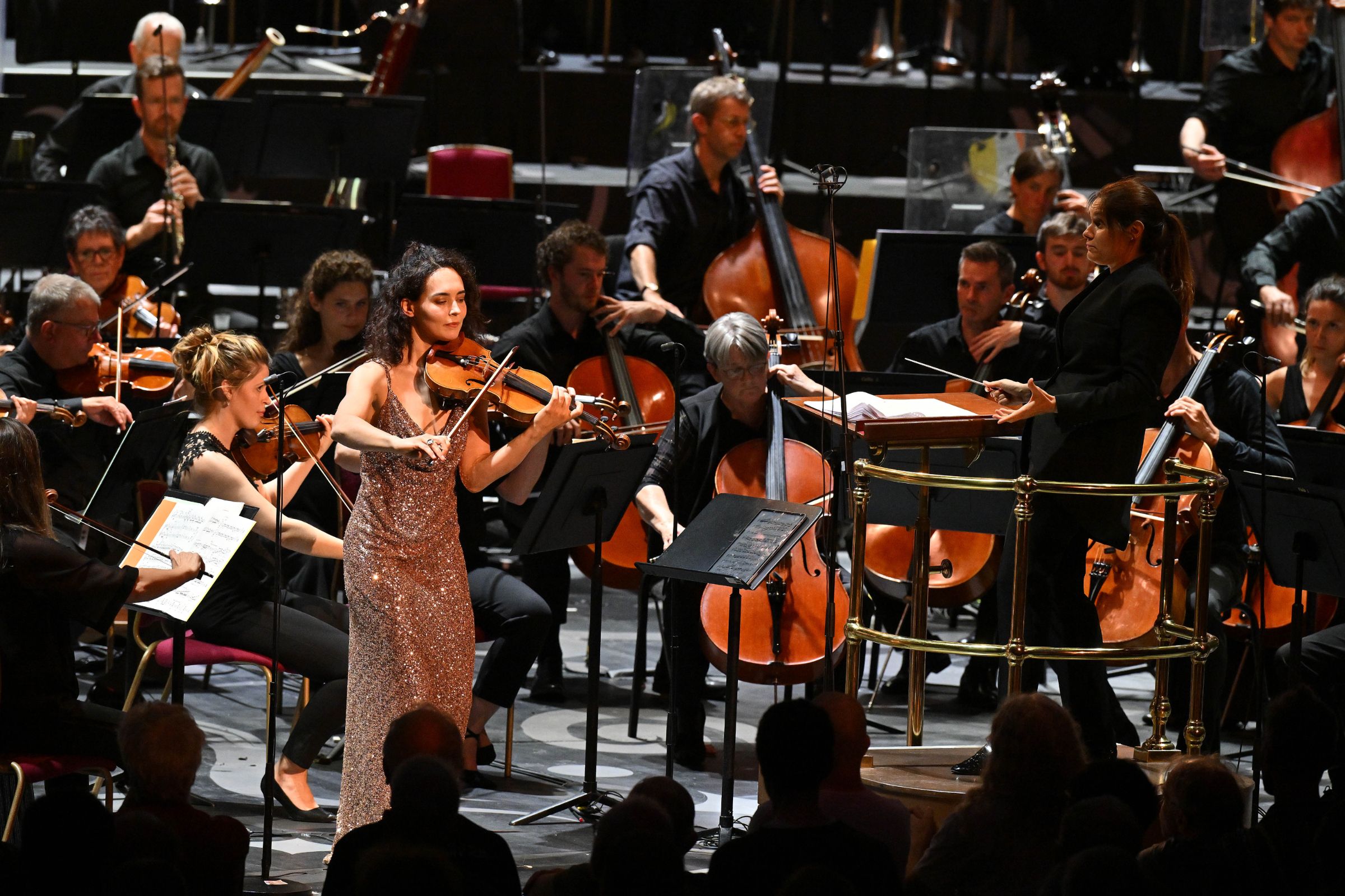 Delicacy and refinement: Alena Baeva joins Delyana Lazarova and the BBC Scottish at the Proms &copy; BBC | Mark Allan