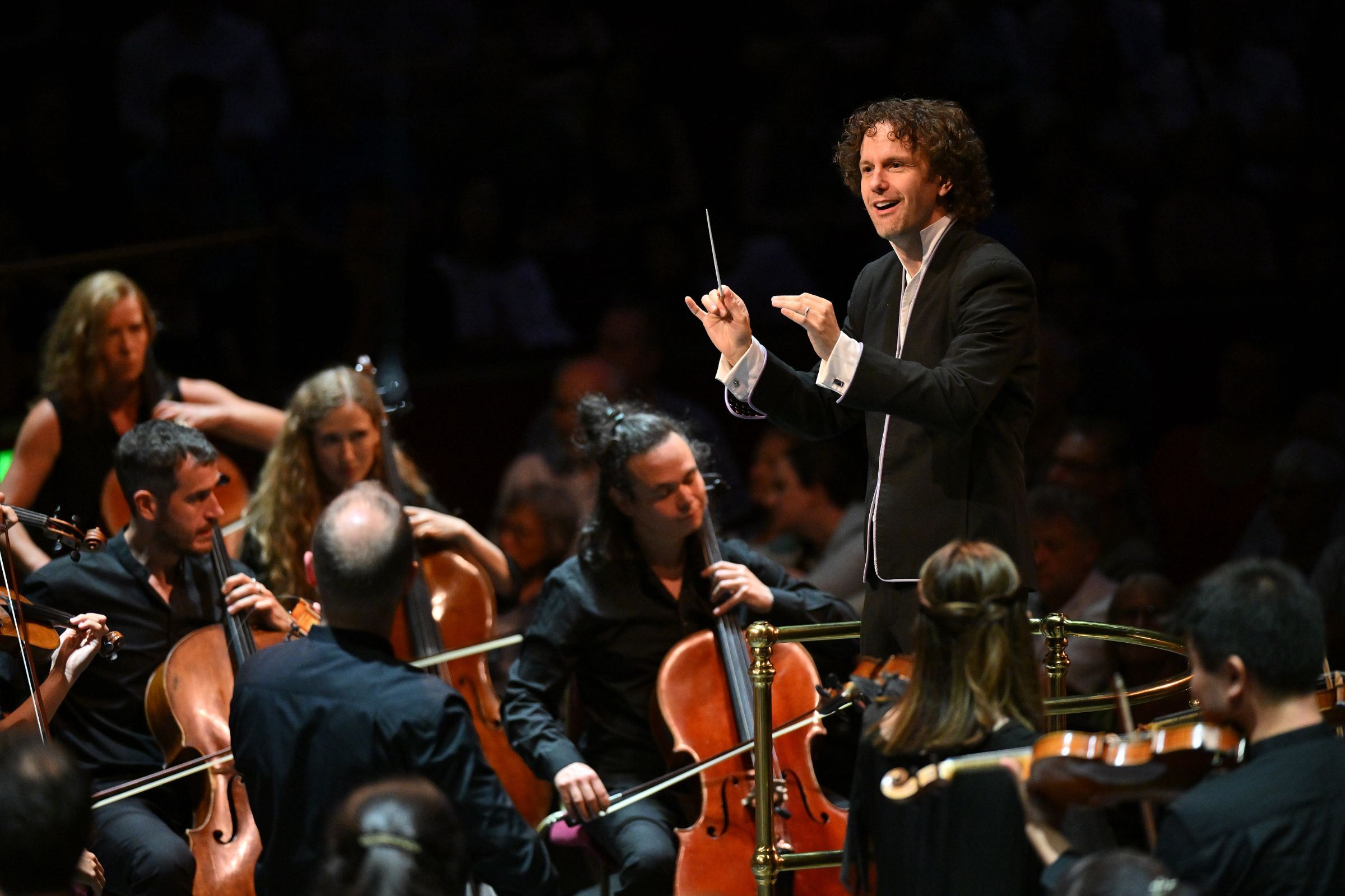 Nicholas Collon conducts Aurora Orchestra © BBC | Mark Allan