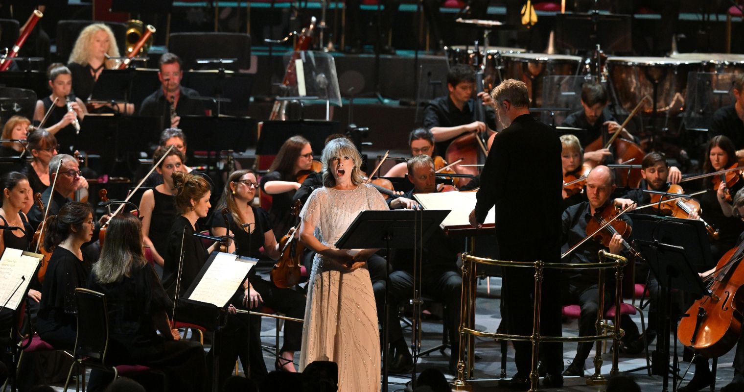 Mrs Icarus has the last laugh in Brett Dean’s compelling song cycle at the Proms © BBC | Mark Allan