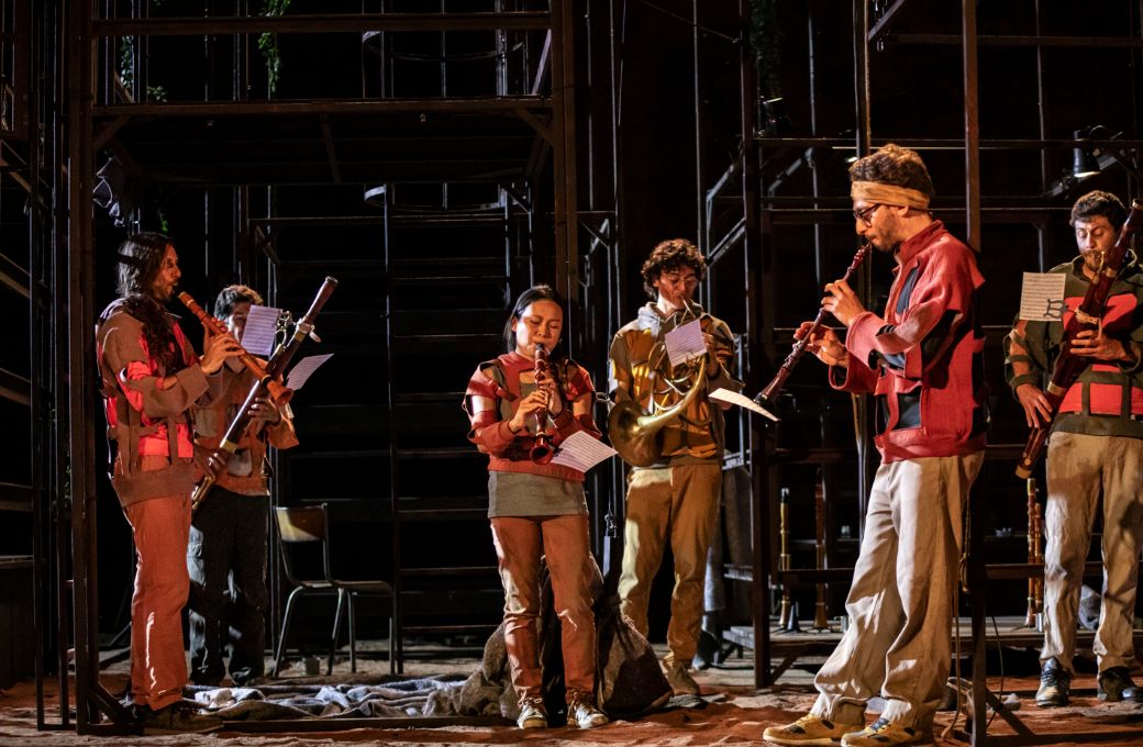 Gabriel Pidoux et Le Chapitre pendant <i>Fidelio</i> &copy; Loran Chourrau