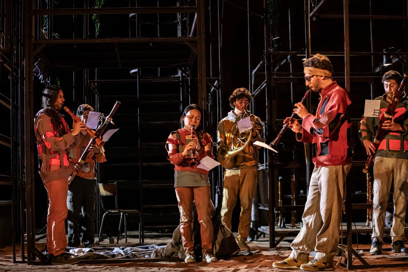 Gabriel Pidoux et Le Chapitre pendant <i>Fidelio</i> &copy; Loran Chourrau