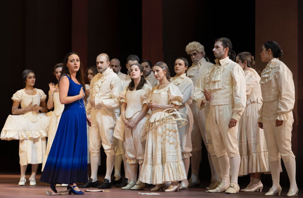 Emily Pogorelc (Pamina) y la Academia Vocal de Cantabria &copy; Pedro Puente | Festival Internacional de Santander