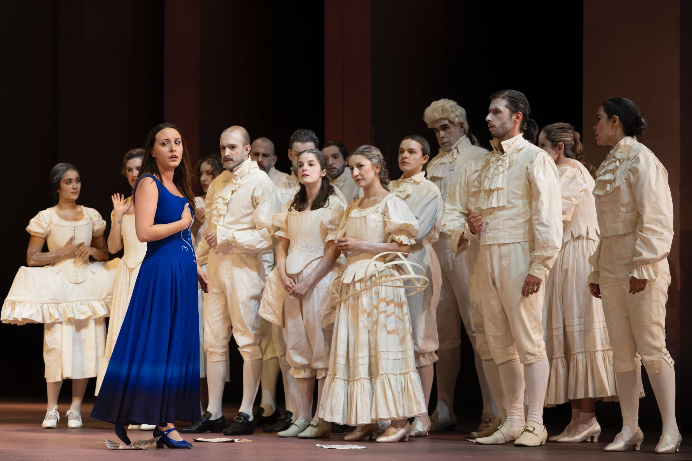 Emily Pogorelc (Pamina) y la Academia Vocal de Cantabria &copy; Pedro Puente | Festival Internacional de Santander