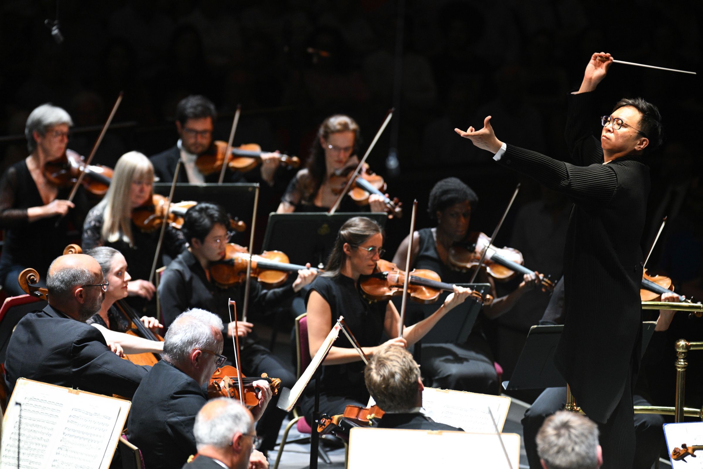 Kahchun Wong lead The Hallé &copy; BBC | Chris Chistodoulou