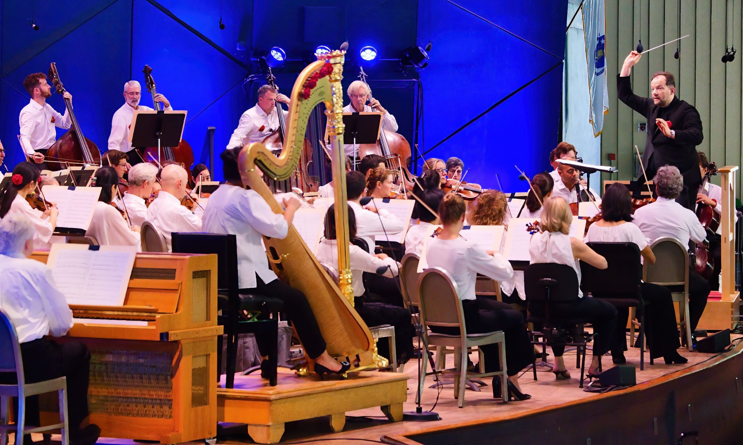 Andris Nelsons conducts the BSO at Tanglewood © Hilary Scott, courtesy of the BSO