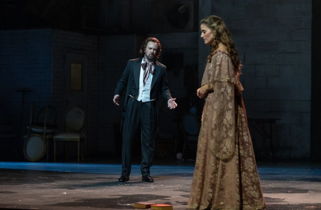 Paul O'Neill (Lensky) and Ashlyn Tymms (Olga) &copy; West Beach Studio