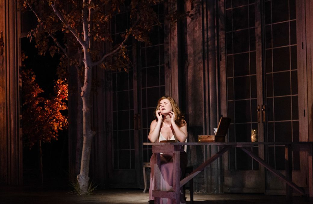 Olga Kulchynska (Tatyana) &copy; Bronwen Sharp for Santa Fe Opera