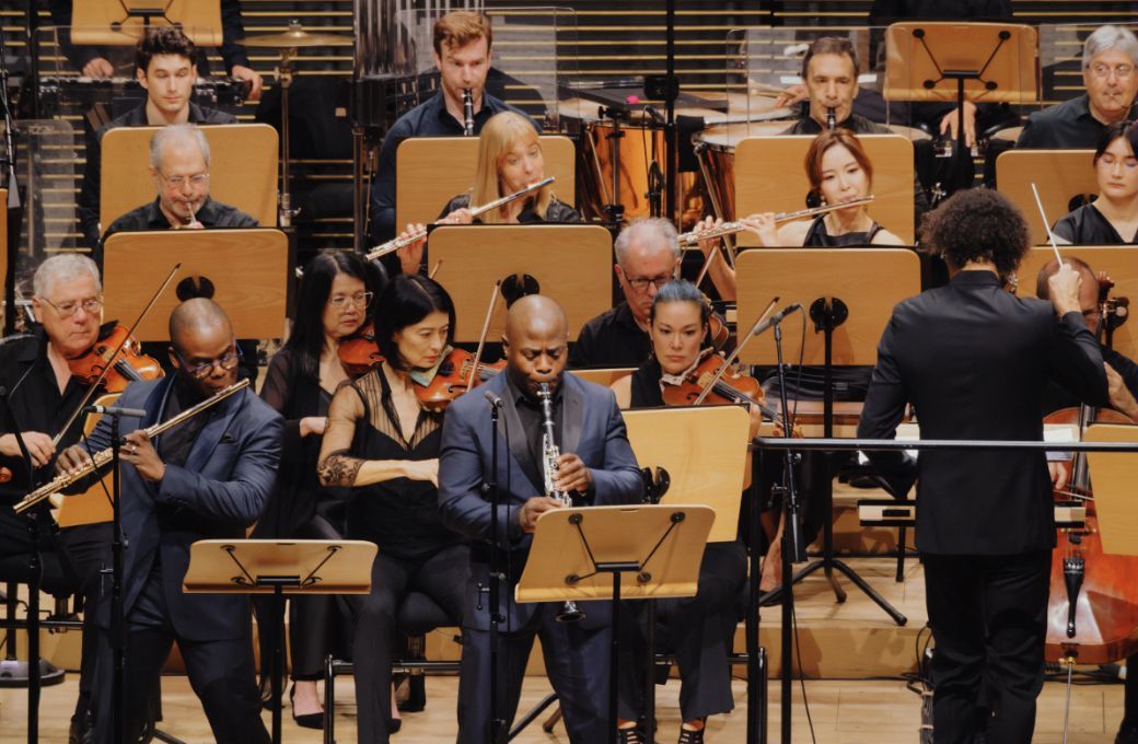 Demarre McGill (flute) and Anthony McGill (clarinet) &copy; Lawrence Sumulong