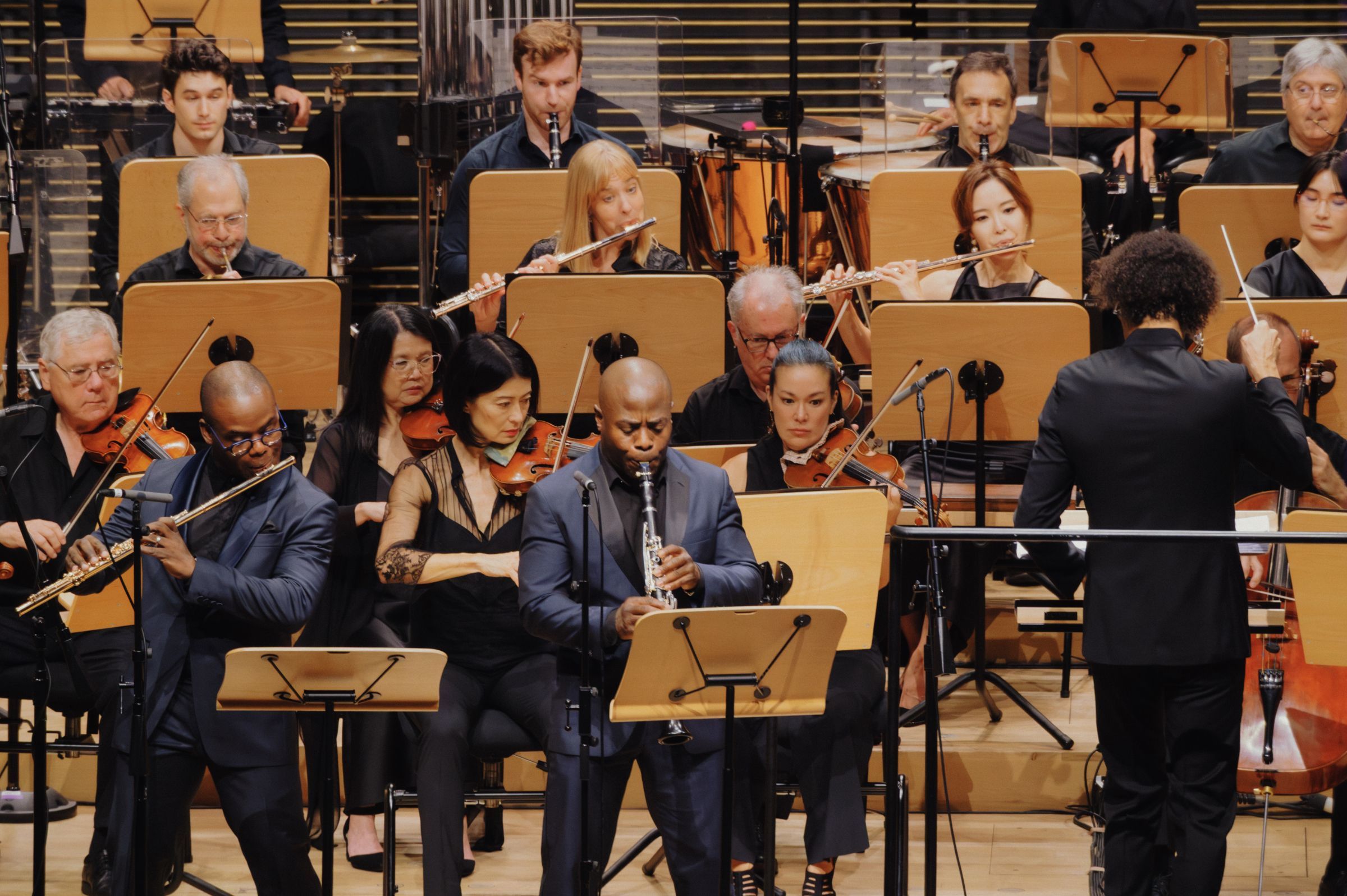 Demarre McGill (flute) and Anthony McGill (clarinet) &copy; Lawrence Sumulong