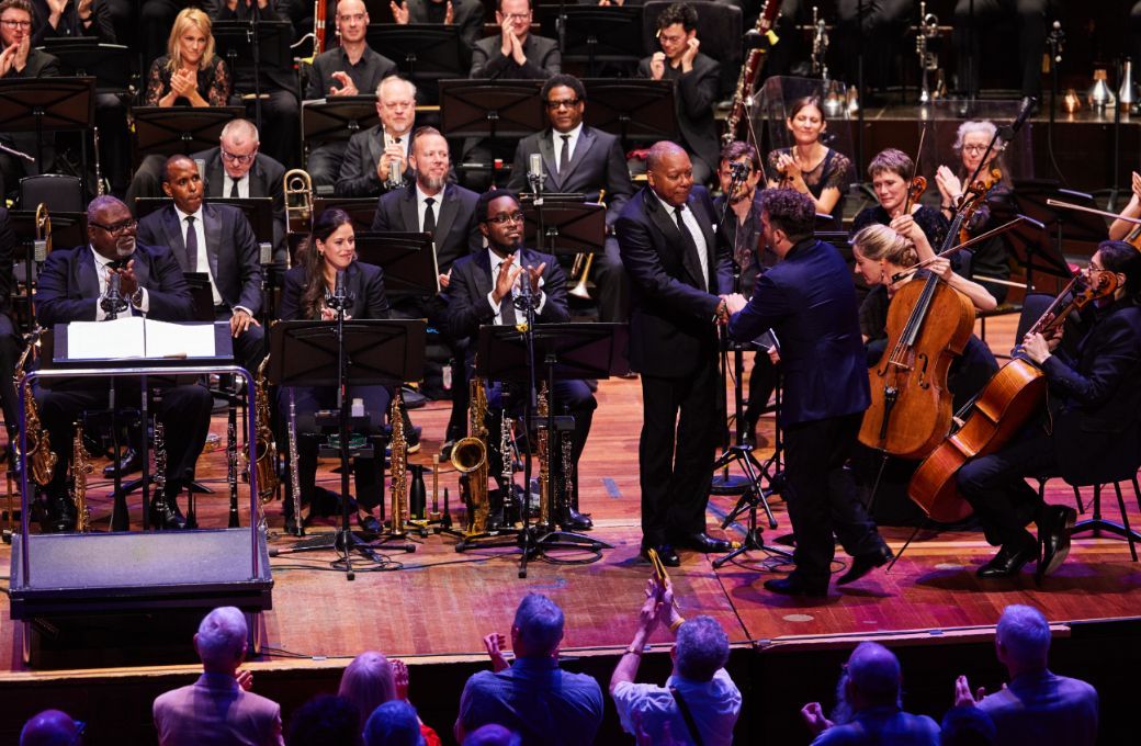 Wynton Marsalis and James Gaffigan &copy; Andrew Perry
