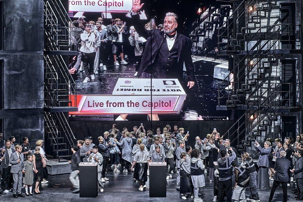 1. Akt: Andreas Bauer Kanabas (Colonna) &copy; Enrico Nawrath | Bayreuther Festspiele