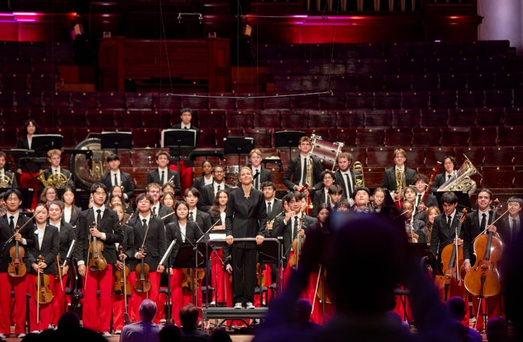 Karina Canellakis and the National Youth Orchestra of the USA &copy; Jess Shurte