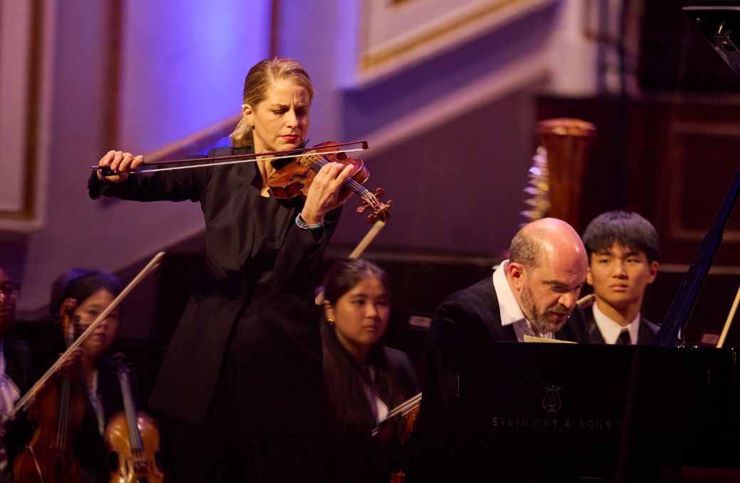 Karina Canellakis and Kirill Gerstein &copy; Jess Shurte