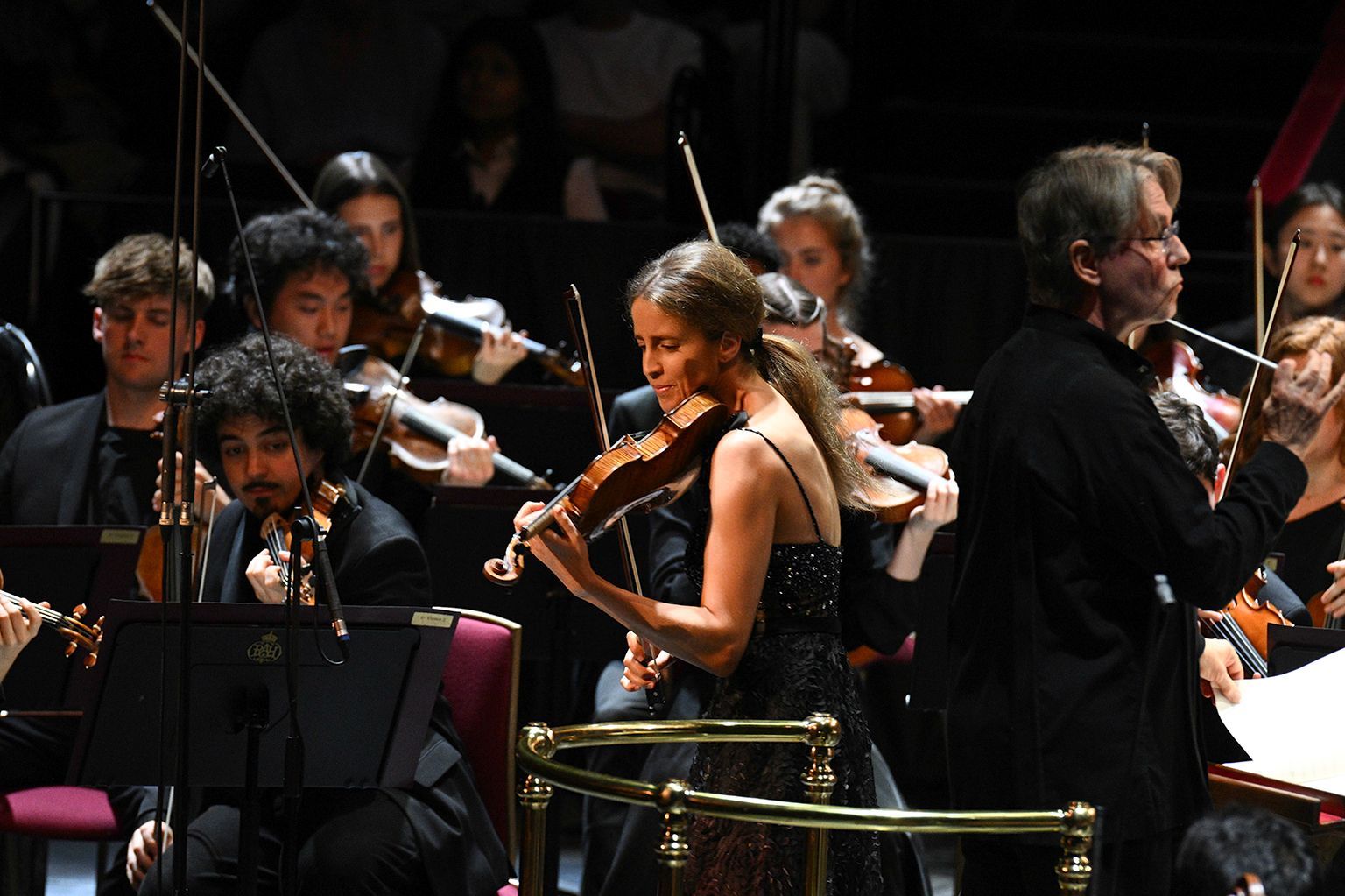 Vilde Frang and the Juilliard and RAM Symphony Orchestras © BBC | Chris Christodoulou