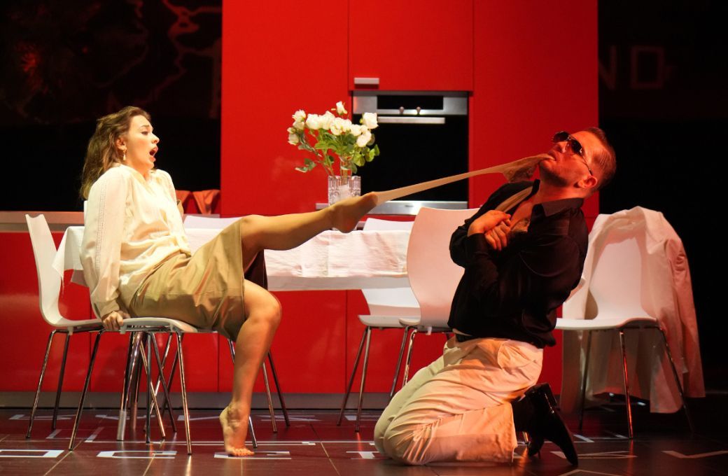 Mara Gaudenzi (Lucilla) and Iurii Samoilov (Blansac) © Amati Bacciardi