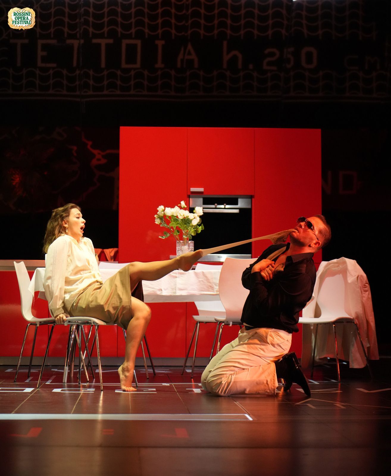 Mara Gaudenzi (Lucilla) and Iurii Samoilov (Blansac) © Amati Bacciardi