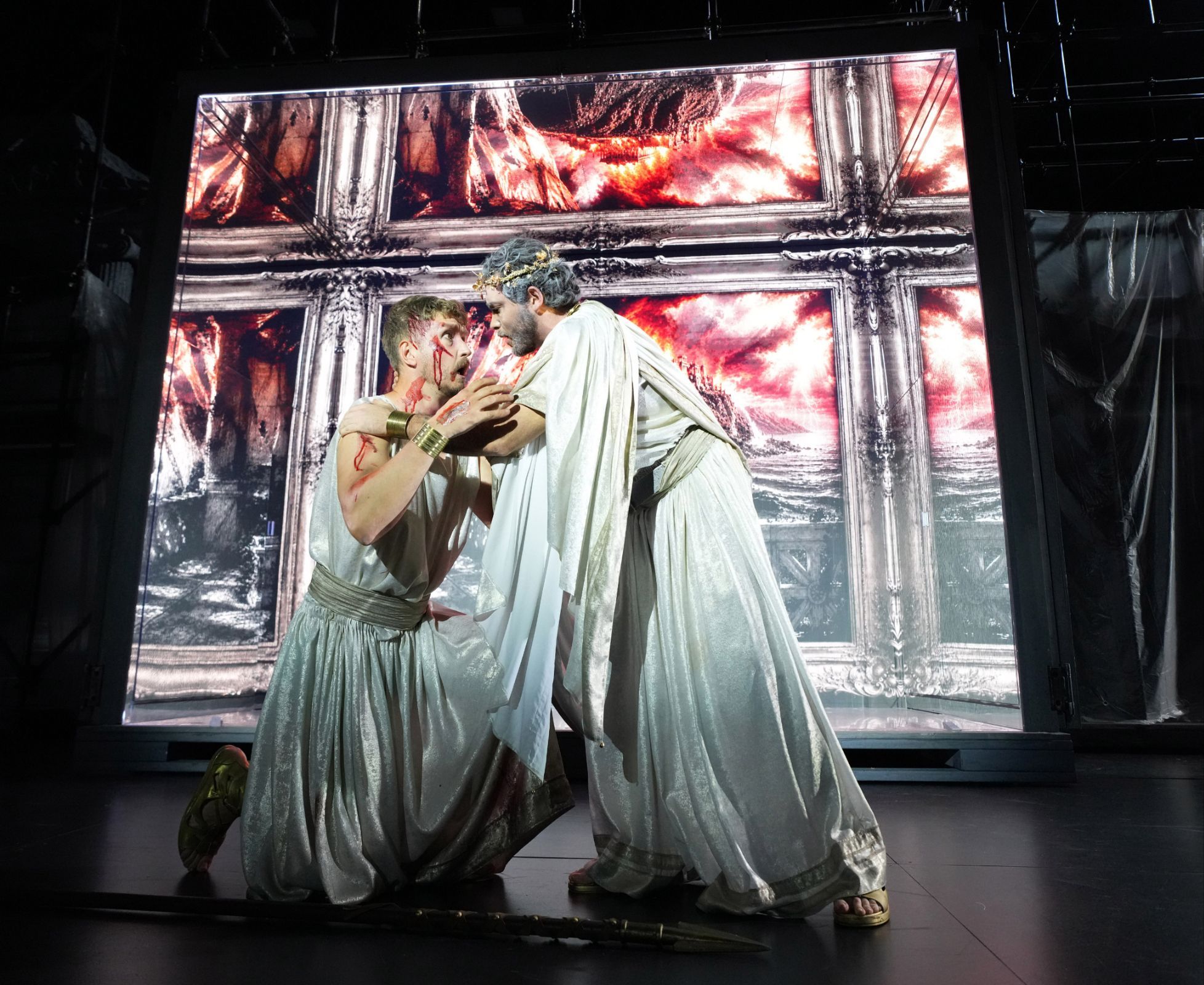 Maxim Mironov (Néoclès) and Matteo Roma (Cléomène) © Amati Bacciardi