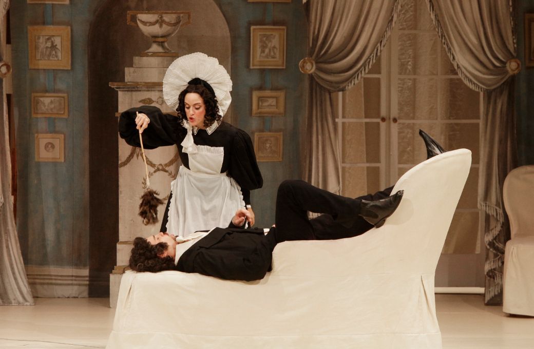 Matteo Mancini (Don Parmenione) and Damiana Mizzi (Berenice) &copy; Amati Bacciardi