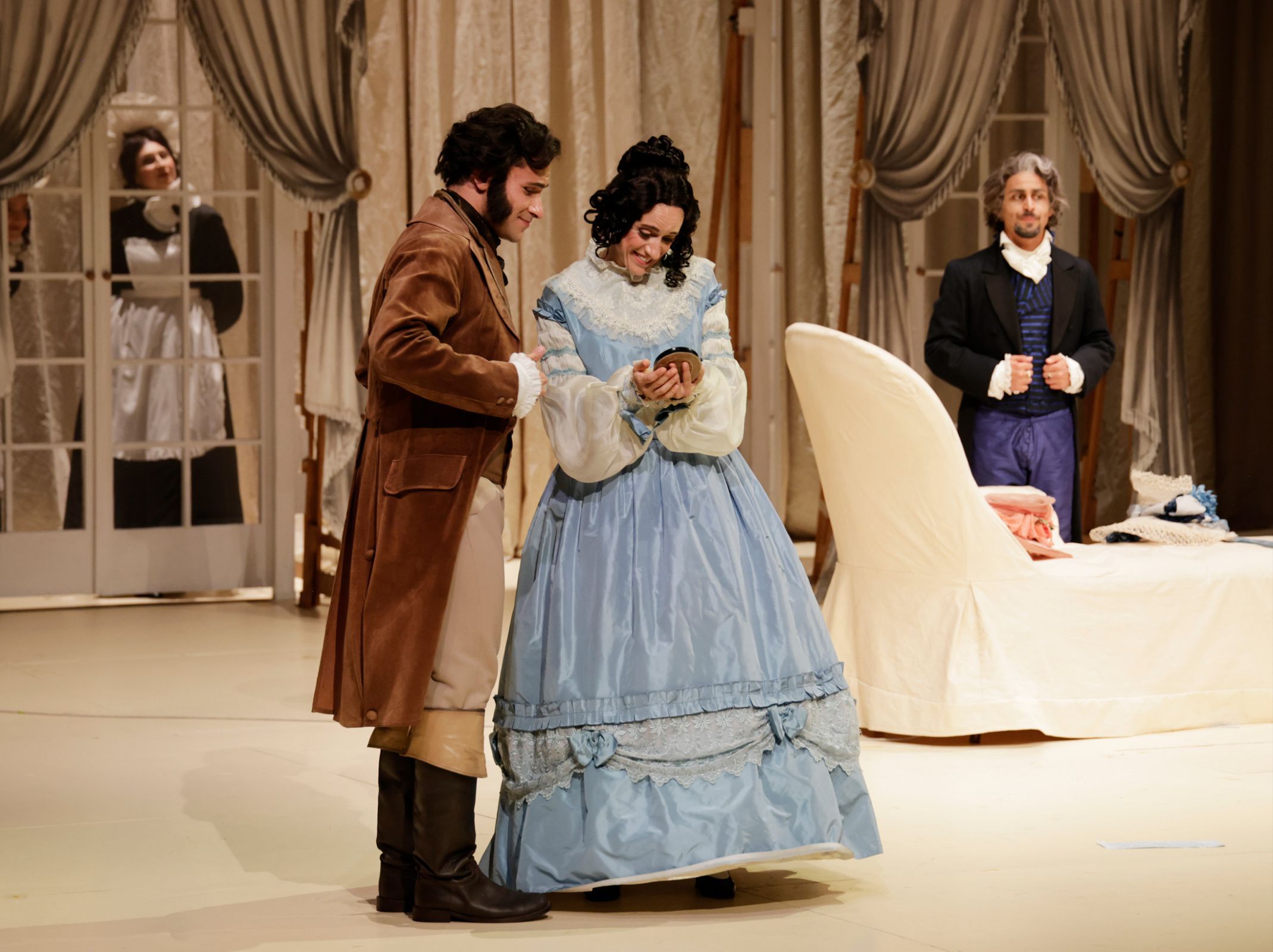Dave Monaco (Conte Alberto) and Damiana Mizzi (Berenice) &copy; Amati Bacciardi