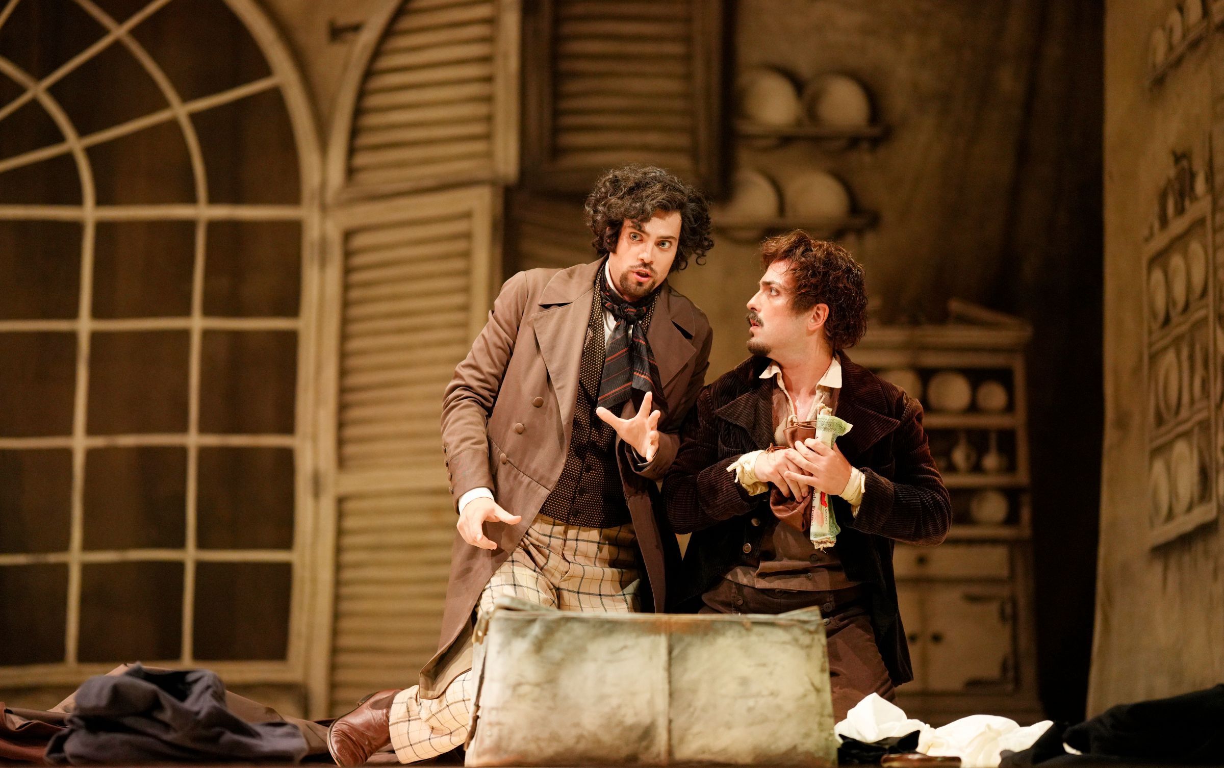 Matteo Mancini (Don Parmenione) and Giuseppe Toia (Martino) &copy; Amati Bacciardi