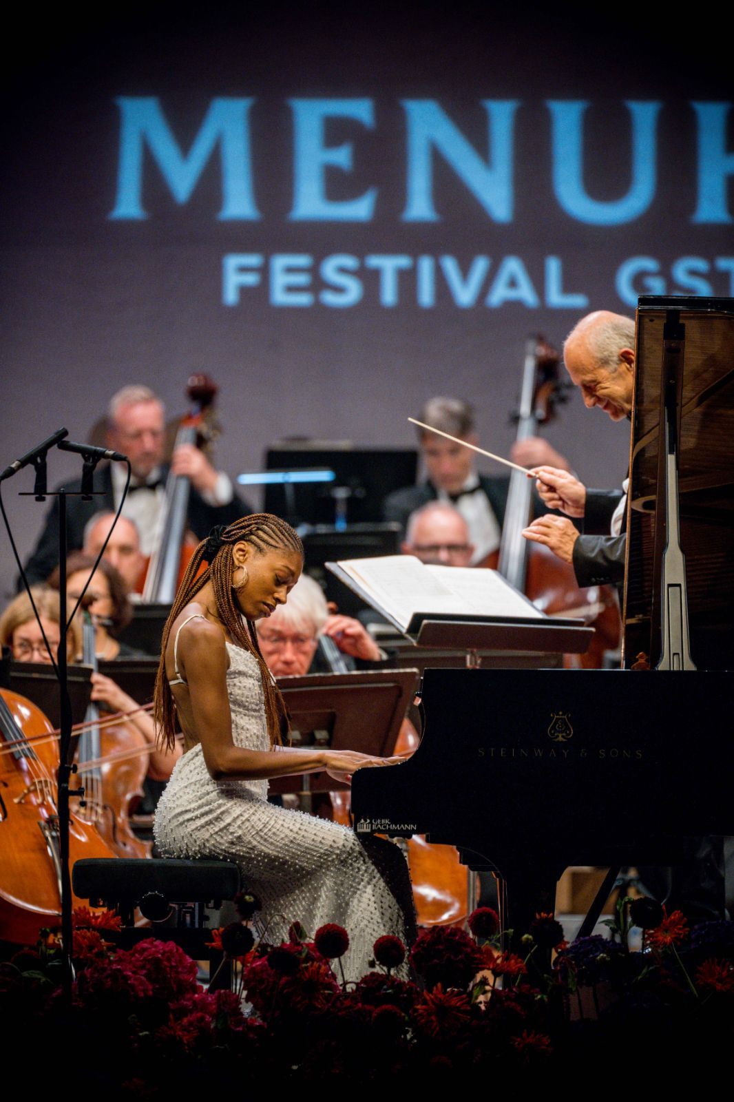 Isata Kanneh-Mason and the Budapest Festival Orchestra &copy; Menuhin Festival Gstaad | Raphael Faux
