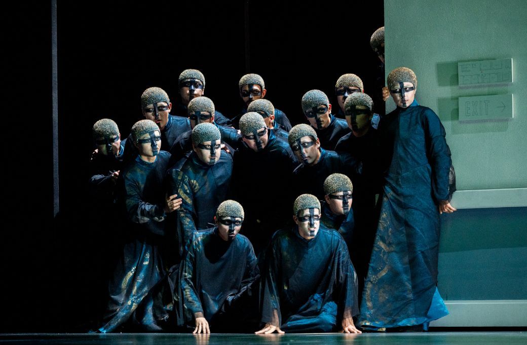Teatro alla Scala Academy Chorus in <i>Caterina Cornaro</i> at Donizetti Opera Festival &copy; Gianfranco Rota