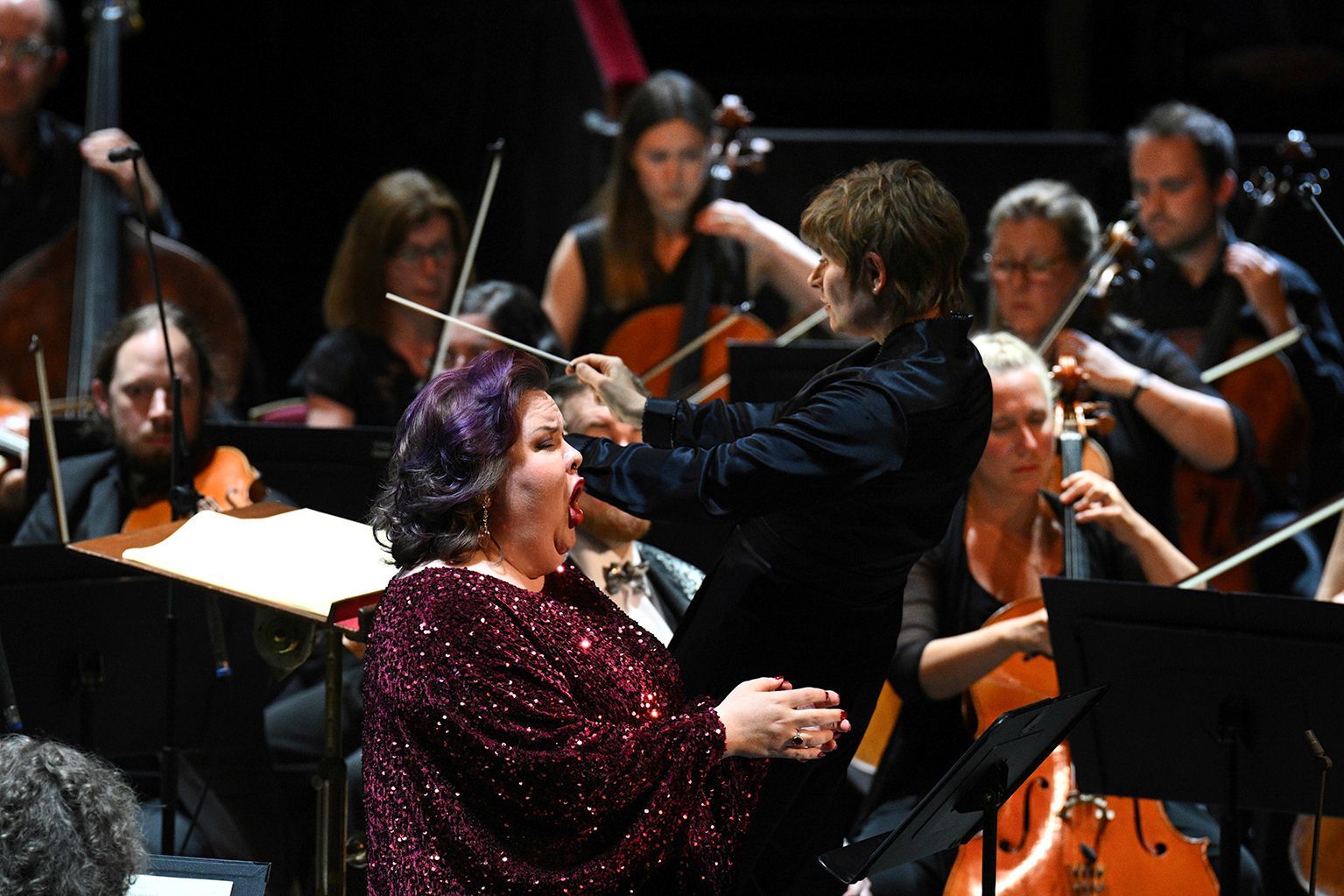 Jamie Barton and Anja Bihlmaier &copy; BBC | Chris Christodoulou