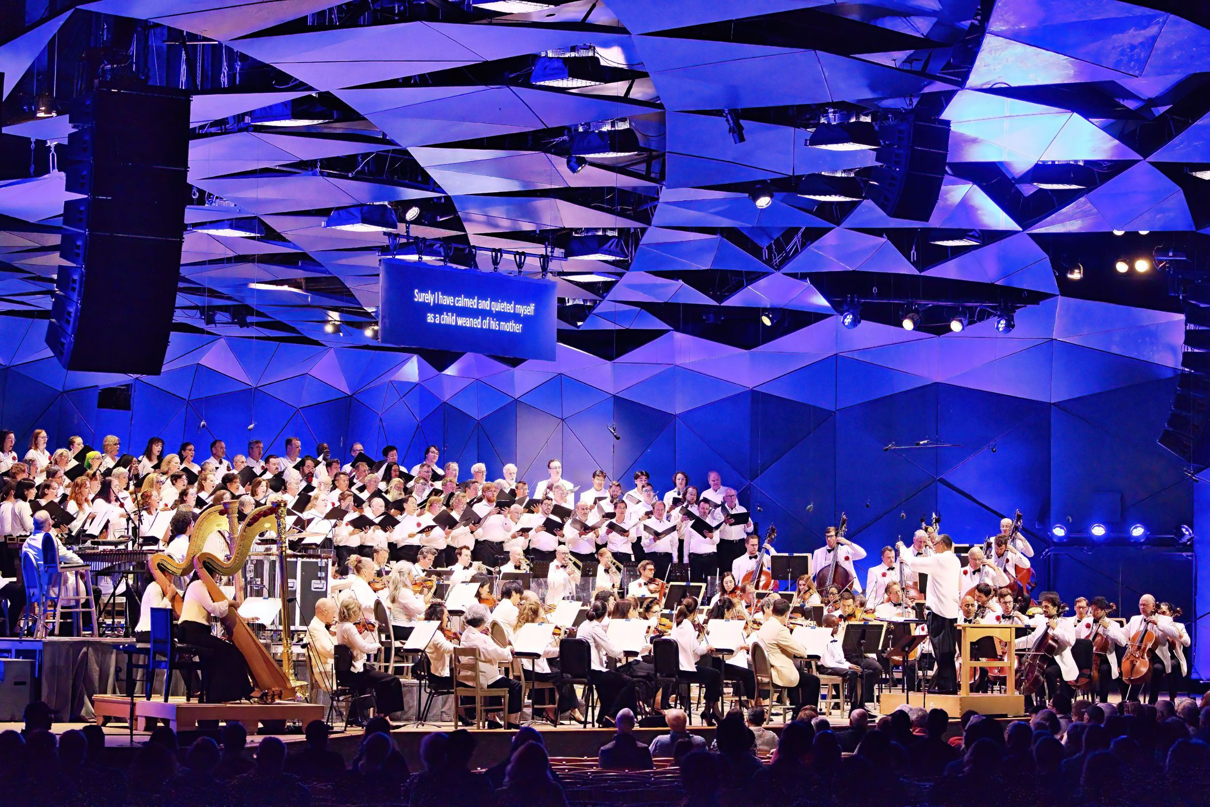 The Tanglewood Festival Chorus and Boston Symphony Orchestra &copy; Hilary Scott, courtesy of the BSO
