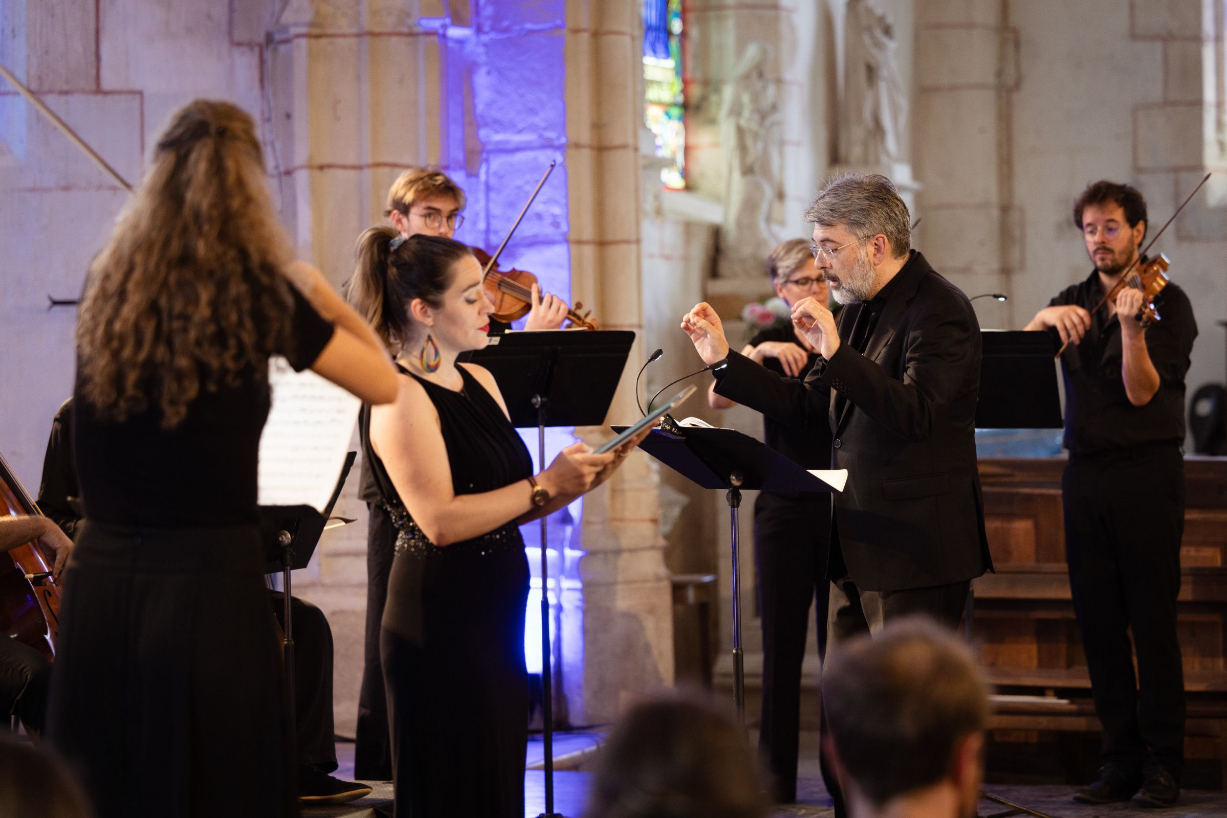 Gli Angeli Genève, Sofie Garcia et Stephan MacLeod &copy; Rencontres musicales de Vézelay / Vincent Arbelet