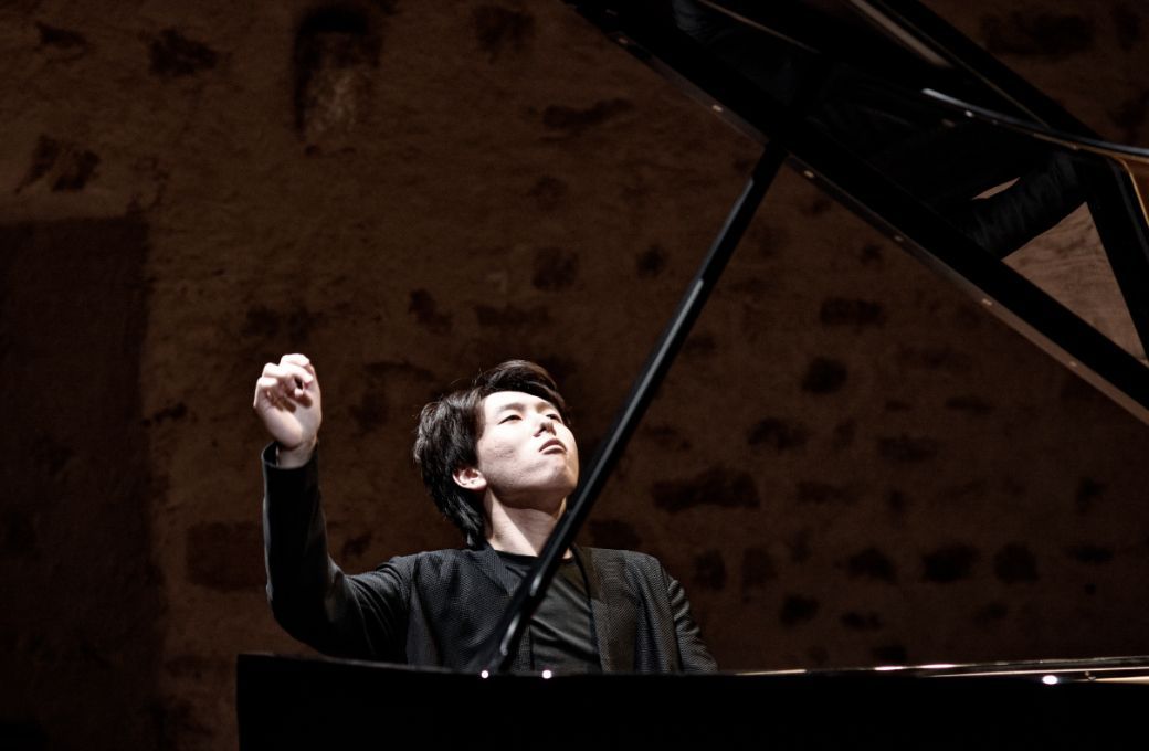 Saehyun Kim dans l'Auditorium Cziffra &copy; Bertrand Pichene / Festival de La Chaise-Dieu