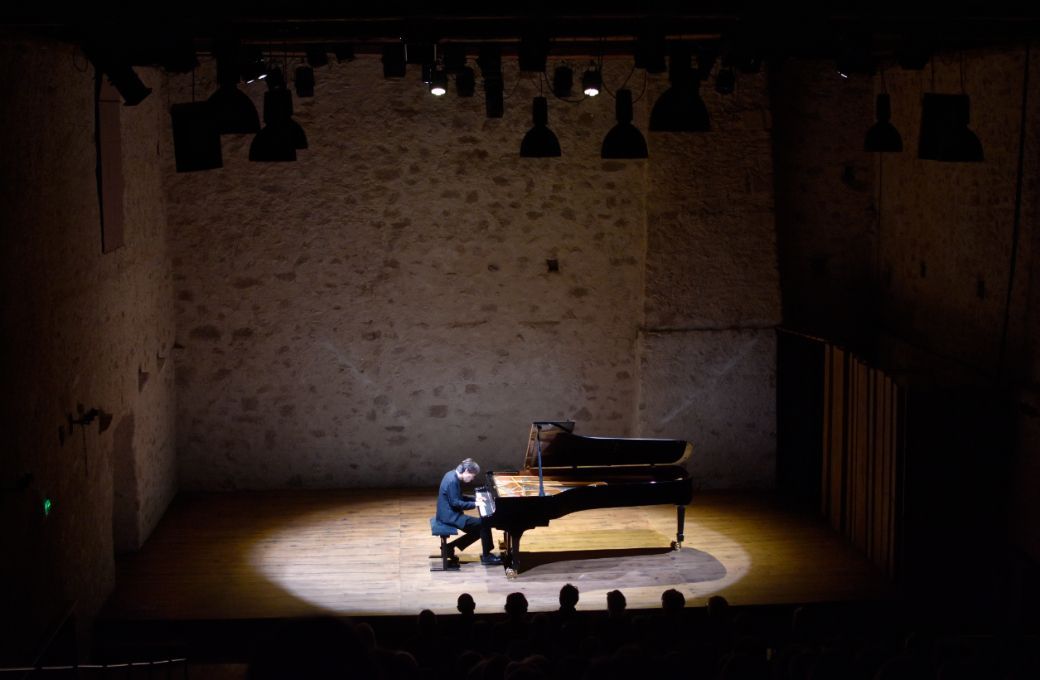 Saehyun Kim dans l'Auditorium Cziffra &copy; Bertrand Pichene / Festival de La Chaise-Dieu