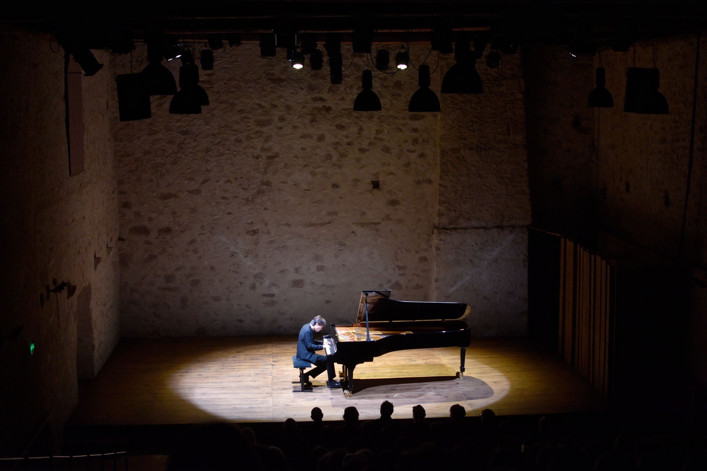 Saehyun Kim dans l'Auditorium Cziffra &copy; Bertrand Pichene / Festival de La Chaise-Dieu