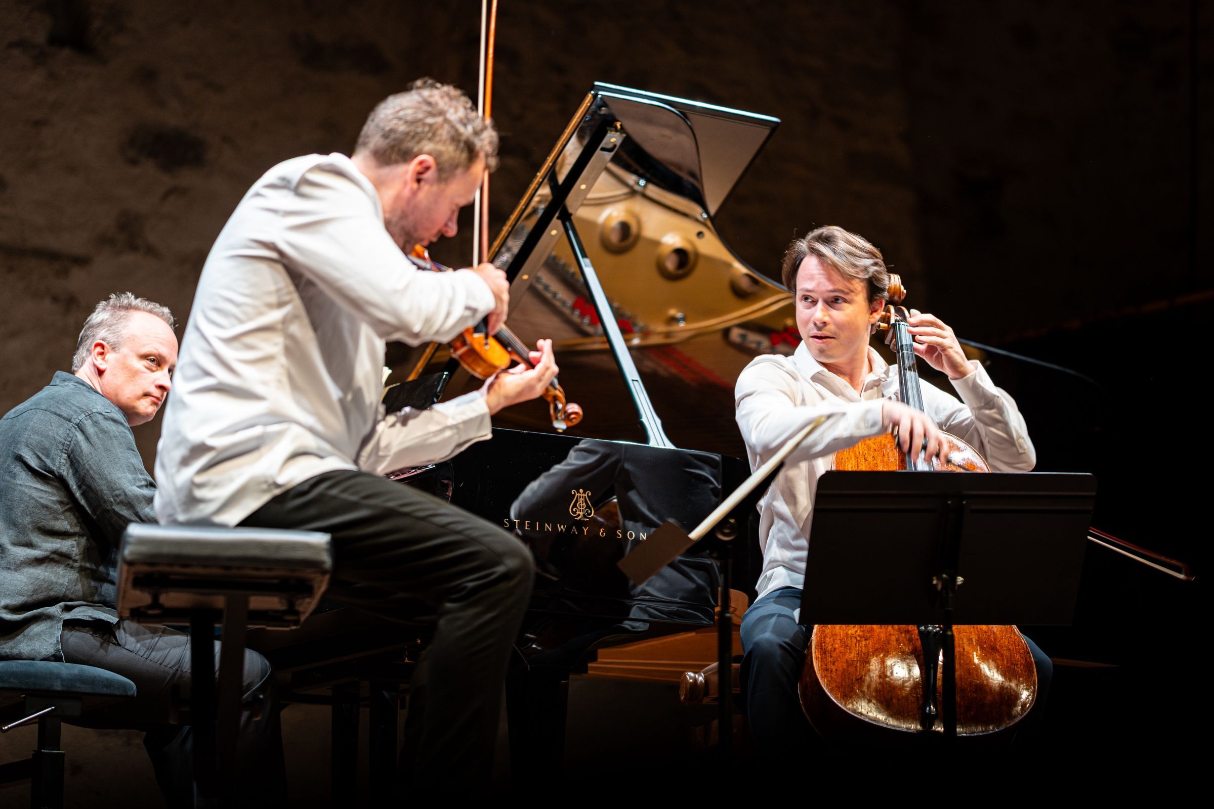 Romain Descharmes, Pierre Fouchenneret et Yan Levionnois &copy; Floé / Festival de La Chaise-Dieu