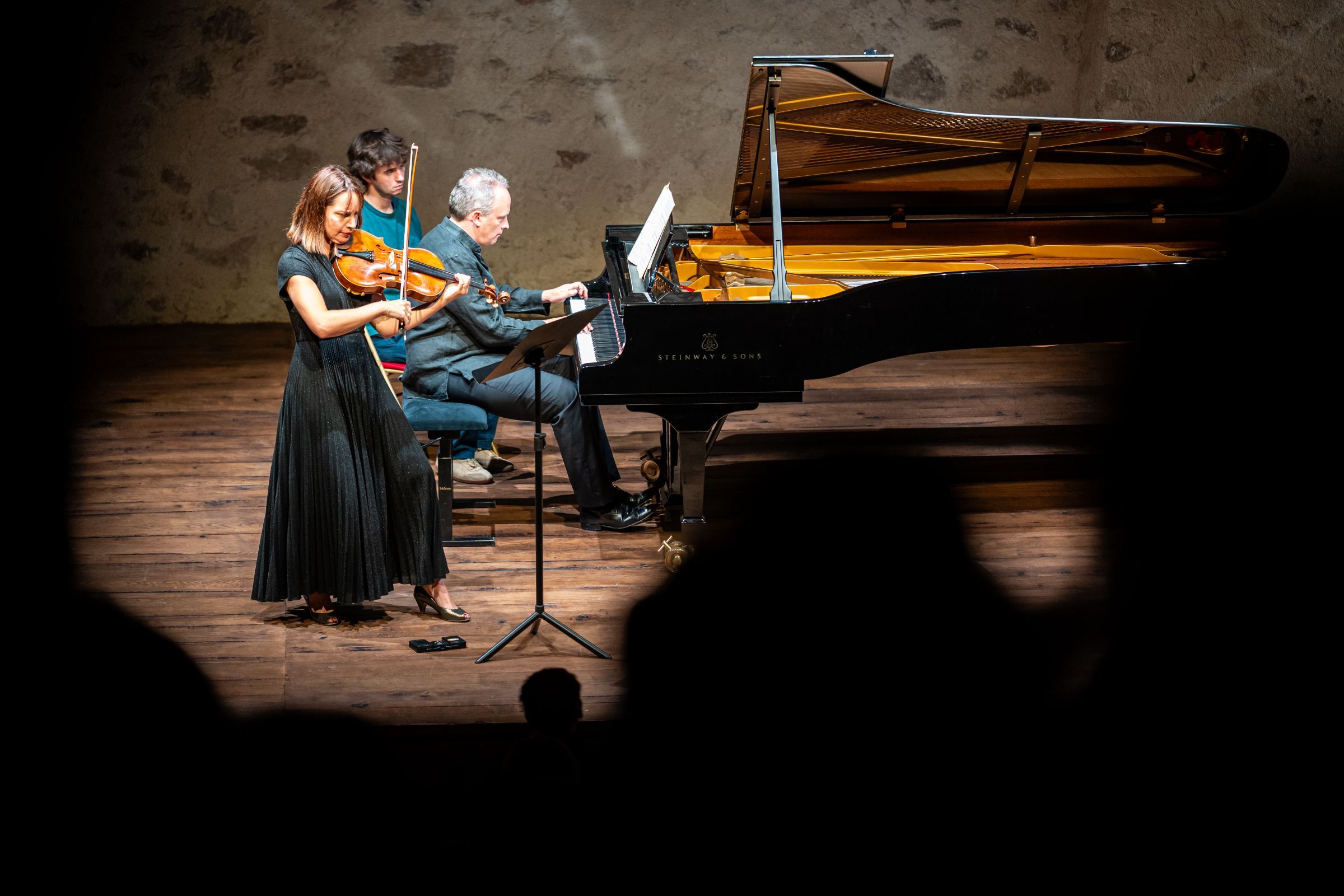 Lise Berthaud et Romain Descharmes &copy; Floé / Festival de La Chaise-Dieu